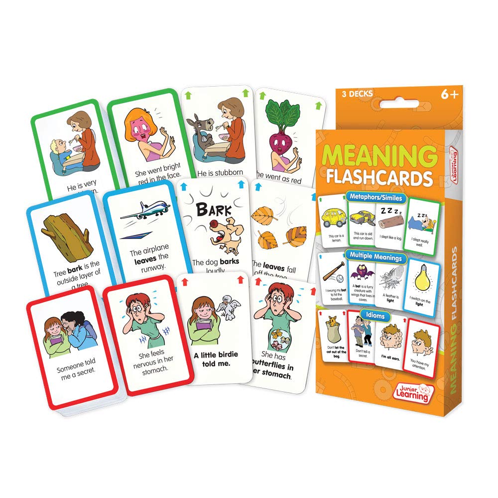 Amazon.com: Junior Learning JL207 Meaning Flashcards Medium : Toys